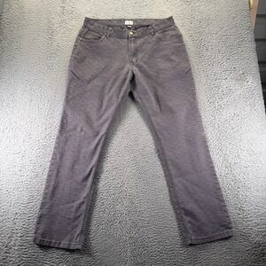 Craft + Flow Pant Mens 36x32 Brown Cotton Chino Straight Business Career Office